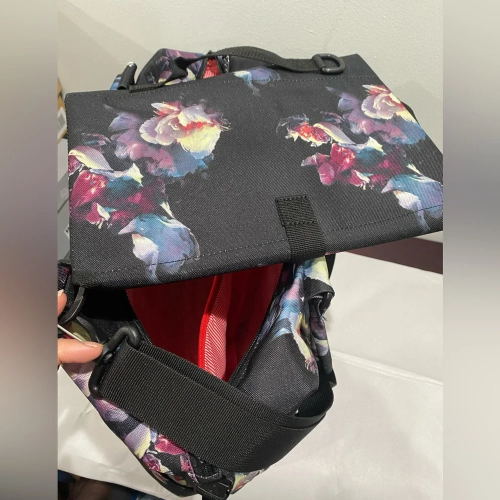 Herschel Supply Co. Floral Print Diaper Bag